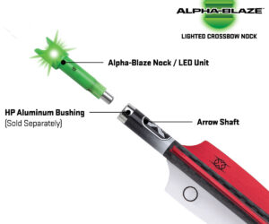 Alpha-Blaze Lighted Nock for HP Bushing